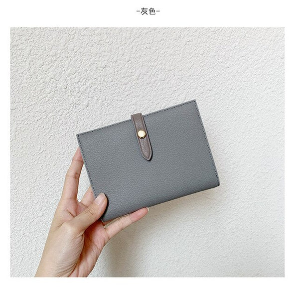 SIKU leather wallet female famous brand wallet case fashion women purse