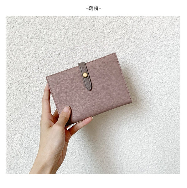 SIKU leather wallet female famous brand wallet case fashion women purse